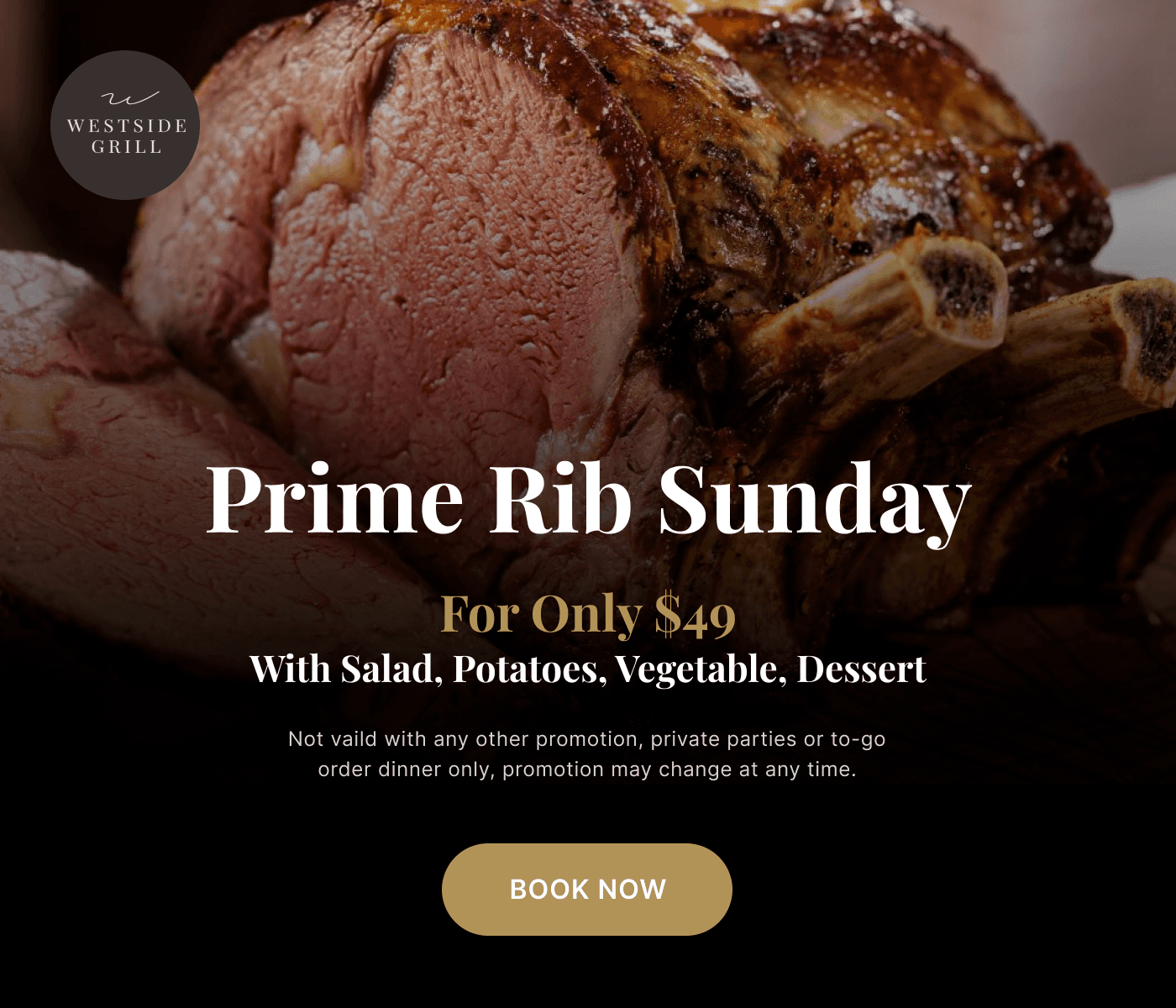 PRIME RIB SUNDAY POP-UP