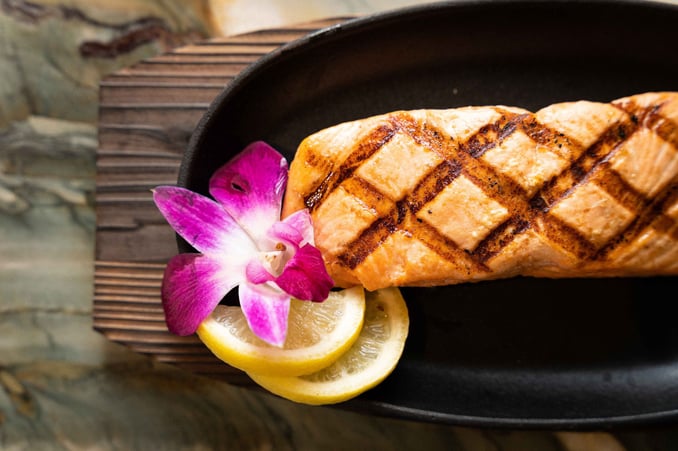 grilled salmon